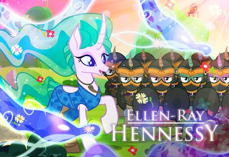 Size: 1000x684 | Tagged: artist:pixelkitties, derpibooru import, ellen-ray hennessy, mistmane, pixelkitties' brilliant autograph media artwork, safe