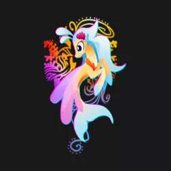 Size: 630x630 | Tagged: artist:ii-art, black background, derpibooru import, design, female, my little pony: the movie, princess skystar, safe, seapony (g4), shirt design, simple background, solo