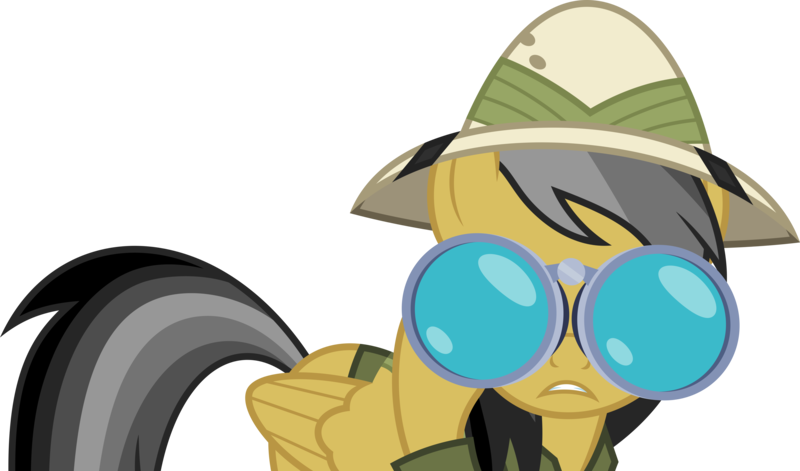 Size: 5094x3000 | Tagged: safe, artist:dashiesparkle, derpibooru import, daring do, pegasus, pony, daring done?, .svg available, absurd resolution, binoculars, female, hat, looking at you, mare, simple background, solo, transparent background, vector
