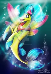 Size: 1024x1489 | Tagged: artist:mad--munchkin, derpibooru import, female, my little pony: the movie, open mouth, princess skystar, safe, seapony (g4), smiling, solo, underwater