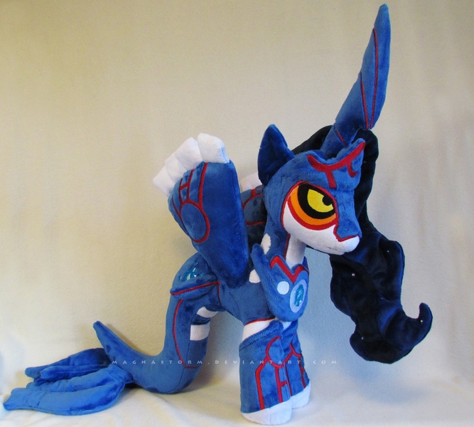 Size: 1526x1373 | Tagged: safe, artist:magnastorm, derpibooru import, ponified, kyogre, pony, irl, photo, plushie, pokémon, ponymon, solo