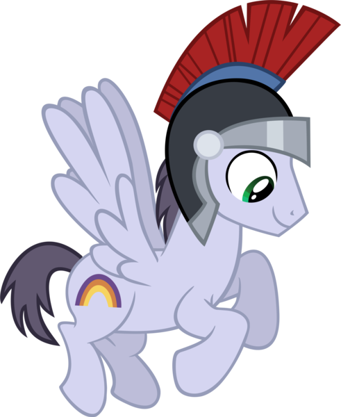 Size: 3500x4278 | Tagged: safe, artist:timeimpact, derpibooru import, purple waters, pegasus, pony, hearth's warming eve (episode), background pony, flying, helmet, high res, male, pegasus tribe, simple background, solo, stallion, transparent background, vector