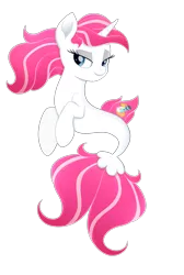 Size: 2372x3520 | Tagged: artist:scarlet-spectrum, commission, derpibooru import, female, mare, oc, oc:vixen, safe, seaponified, seapony (g4), seapony vixen, simple background, smiling, solo, species swap, transparent background, unofficial characters only