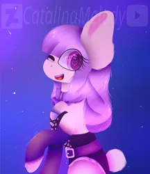 Size: 1242x1440 | Tagged: safe, artist:creadorachan, derpibooru import, ponified, earth pony, pony, chuchu, clothes, female, mare, night, show by rock!!, solo