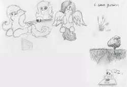 Size: 13123x8976 | Tagged: absurd resolution, artist:geljado, derpibooru import, fluttershy, monochrome, rainbow dash, safe, scrapbook, sketch, sketch dump, study