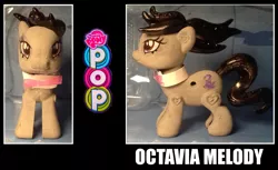 Size: 1595x979 | Tagged: artist:grapefruitface1, custom, derpibooru import, female, irl, merchandise, my little pony pop!, octavia melody, painted, part of a set, photo, safe, solo, toy