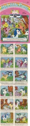Size: 527x2214 | Tagged: apple, applejack (g1), autumn, bird, bubbles (g1), comic, comic:my little pony (g1), conkers (game), derpibooru import, food, forgetful, g1, gusty, hibernation, horn, larkspur wood, lemon drop, majesty, medley, official, one autumn day, posey, powder, safe, sparkler (g1), squirrel, surprise, swallow (bird), that pony sure does love apples, thinking cap, tootsie, twirled her magic horn, wish