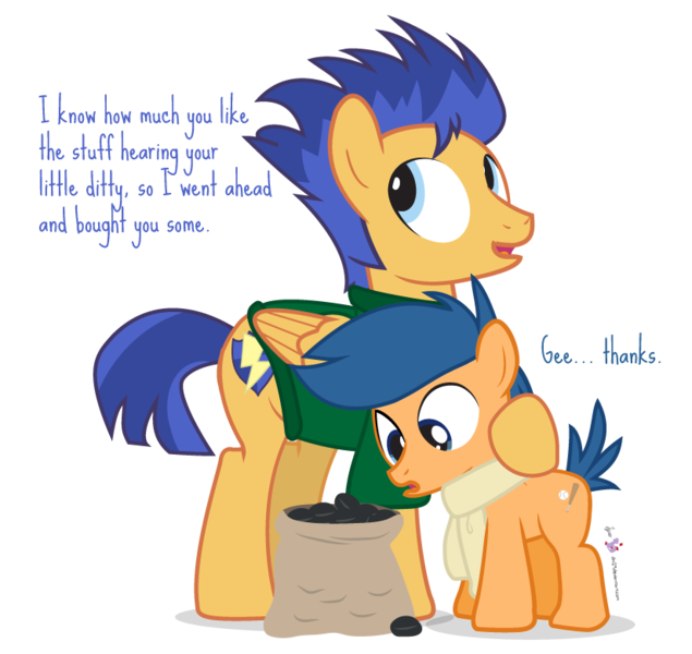 Size: 825x780 | Tagged: artist:dm29, brothers, clothes, coal, derpibooru import, first base, flash sentry, it's a pony kind of christmas, male, orange bros, safe, siblings, simple background, sweater, transparent background, voice actor joke