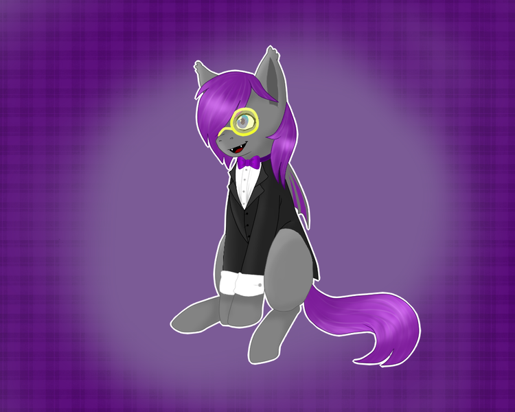 Size: 1080x864 | Tagged: safe, derpibooru import, oc, unofficial characters only, bat pony, abstract background, bat pony oc, bat wings, bowtie, clothes, cufflinks, cuffs (clothes), female, glasses, mare, monocle, solo, suit, wings