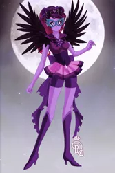 Size: 400x600 | Tagged: safe, artist:cobrawolf86, derpibooru import, twilight sparkle, twilight sparkle (alicorn), alicorn, human, equestria girls, midnight sparkle, sailor senshi doll maker, solo