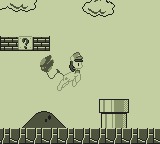 Size: 160x144 | Tagged: artist:zoiby, ? block, crossover, derpibooru import, game boy, monochrome, oc, oc:8-bit, original species, pipe (plumbing), pixel art, safe, super mario bros., warp pipe