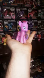 Size: 1872x3328 | Tagged: safe, derpibooru import, twilight sparkle, twilight sparkle (alicorn), alicorn, human, unicorn, brushable, collection, funko, hand, irl, irl human, merchandise, photo, toy