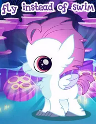 Size: 402x519 | Tagged: baby, classical hippogriff, derpibooru import, gameloft, hippogriff, meme, my little pony: the movie, safe, solo, wow! glimmer