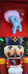 Size: 960x2560 | Tagged: bootleg, christmas, christmas tree, concerned pony, derpibooru import, disneyland, hat, holiday, imminent vore?, irl, nutcracker, nutcracker doll, photo, safe, statue, toy, toy soldier, tree, zoom out