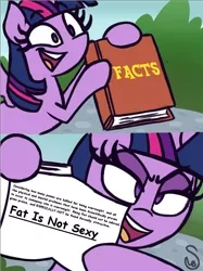 Size: 760x1015 | Tagged: alicorn, artist:quarium edits, derpibooru import, drama, ed edd n eddy, edit, exploitable meme, fact, image macro, meme, mouthpiece, safe, truth, twilight's fact book, twilight sparkle, twilight sparkle (alicorn)