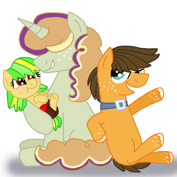 Size: 3070x3072 | Tagged: safe, artist:kindheart525, artist:ktcatsbone, derpibooru import, oc, oc:harrow crisp, oc:somerset sour cider, oc:tumblin' treat, unofficial characters only, earth pony, pony, unicorn, kindverse, baby, baby pony, cousins, offspring, parent:apple bloom, parent:applejack, parent:big macintosh, parent:sugar belle, parent:tender taps, parent:troubleshoes clyde, parents:sugarmac, parents:tenderbloom, parents:troublejack