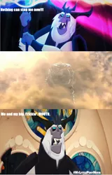 Size: 1060x1656 | Tagged: crossover, derpibooru import, funny, funny as hell, godzilla, godzilla 2014, godzilla (monsterverse), godzilla (series), irony, kaiju, meme, monsterverse, my little pony: the movie, safe, storm king