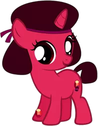 Size: 1024x1305 | Tagged: safe, artist:ra1nb0wk1tty, derpibooru import, ponified, pony, ruby (steven universe), simple background, solo, steven universe, transparent background