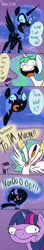 Size: 500x2814 | Tagged: safe, artist:emositecc, derpibooru import, nightmare moon, princess celestia, twilight sparkle, alicorn, pony, unicorn, princess twilight sparkle (episode), :>, :i, :o, :t, accent, bipedal, comic, crossover, crying, derp, dialogue, faic, fangs, female, frown, glare, hoof shoes, jewelry, majestic as fuck, mare, meme, no pupils, open mouth, pointing, puffy cheeks, purple background, regalia, simple background, smiling, sonic the hedgehog (series), speech bubble, spread wings, teary eyes, to the moon, tongue out, ugandan knuckles, wat, watching, wide eyes, wings