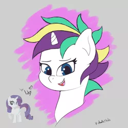 Size: 2500x2500 | Tagged: safe, artist:tonystorm12, derpibooru import, rarity, pony, unicorn, it isn't the mane thing about you, alternate hairstyle, female, mare, punk, raripunk, solo