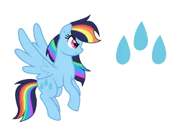 Size: 1376x1088 | Tagged: safe, artist:thesmall-artist, derpibooru import, oc, oc:rain, unofficial characters only, pegasus, pony, female, mare, offspring, parent:rainbow dash, parent:soarin', parents:soarindash, simple background, solo, transparent background
