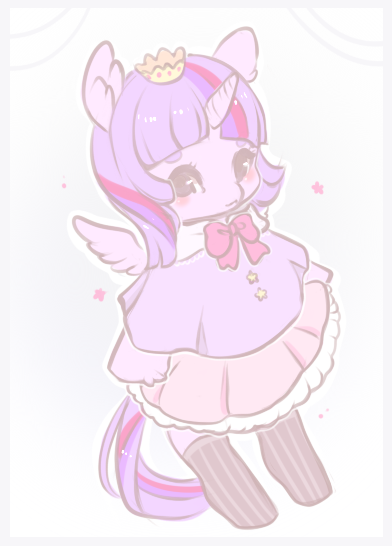 Size: 392x546 | Tagged: alicorn, anthro, arm hooves, artist needed, clothes, crown, derpibooru import, dress, jewelry, regalia, safe, socks, solo, twilight sparkle, twilight sparkle (alicorn)