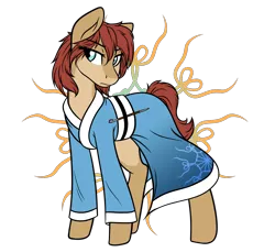 Size: 1504x1376 | Tagged: safe, artist:snowpaca, derpibooru import, oc, oc:ruby noi, unofficial characters only, earth pony, pony, clothes, kimono (clothing), kiseru, pipe, simple background, transparent background