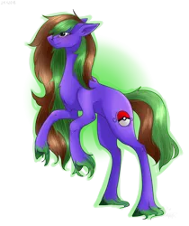 Size: 3089x3673 | Tagged: safe, artist:lastaimin, derpibooru import, oc, oc:narachi, unofficial characters only, earth pony, pony, female, high res, mare, pokémon, simple background, solo, transparent background