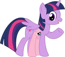 Size: 1647x1458 | Tagged: safe, artist:mlpconjoinment, derpibooru import, pinkie pie, twilight sparkle, twilight sparkle (alicorn), alicorn, pony, conjoined, female, fusion, has science gone too far?, mare, not salmon, simple background, transparent background, wat, we have become one, what has magic done, what has science done