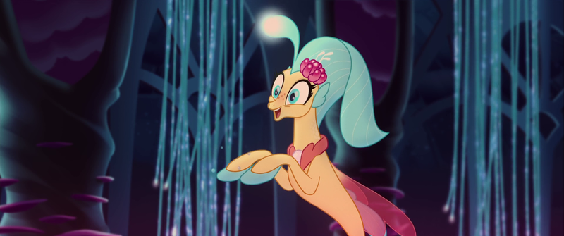 Size: 1920x804 | Tagged: bioluminescent, derpibooru import, my little pony: the movie, princess skystar, safe, screencap, seapony (g4), solo, underwater