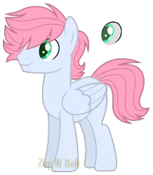 Size: 1170x1340 | Tagged: safe, artist:detoxx-retoxx, derpibooru import, oc, unofficial characters only, pegasus, pony, base used, male, offspring, parent:fluttershy, parent:soarin', parents:soarinshy, simple background, solo, stallion, transparent background