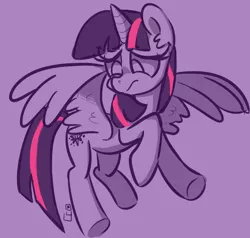 Size: 904x861 | Tagged: safe, artist:suismal, derpibooru import, twilight sparkle, twilight sparkle (alicorn), alicorn, pony, concerned, solo