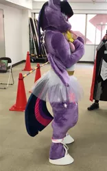 Size: 751x1200 | Tagged: alicorn, ballerina, clothes, cosplay, costume, derpibooru import, fursuit, human, irl, japan ponycon, photo, safe, tutu, twilarina, twilight sparkle, twilight sparkle (alicorn)