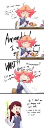 Size: 1065x3083 | Tagged: safe, artist:sandwich-anomaly, derpibooru import, pinkie pie, sunset shimmer, twilight sparkle, twilight sparkle (alicorn), alicorn, akko kagari, amanda o'neill, comic, elder wand, female, harry potter, lesbian, little witch academia, shipper on deck, shipping, spaceballs the tag, sunsetsparkle, this will end in death, toy, xk-class end-of-the-world scenario