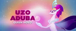 Size: 1280x532 | Tagged: derpibooru import, my little pony: the movie, queen novo, safe, seapony (g4), uzo aduba