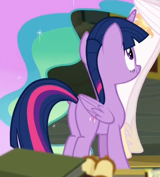 Size: 525x580 | Tagged: safe, derpibooru import, screencap, twilight sparkle, twilight sparkle (alicorn), alicorn, equestria girls, equestria girls series, forgotten friendship, butt, cropped, plot