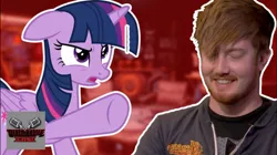 Size: 1768x992 | Tagged: alicorn, chad james, death battle, death battle!: raven vs twilight sparkle, derpibooru import, exploitable meme, meme, podcast, safe, screwattack.com, twilight sparkle, twilight sparkle (alicorn)