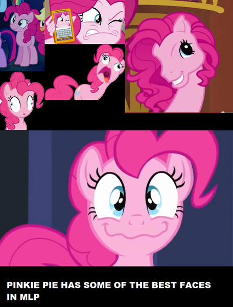 Size: 1016x1336 | Tagged: safe, derpibooru import, screencap, pinkie pie, do princesses dream of magic sheep, equestria girls, equestria girls (movie), equestria girls series, forgotten friendship, the lost treasure of griffonstone, too many pinkie pies, derp, faic, g3 faic, le gasp, pinkie blind, pinkie frogmouth