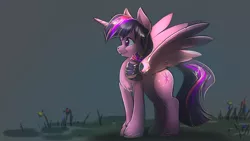 Size: 1920x1080 | Tagged: alicorn, artist:noben, derpibooru import, female, safe, solo, twilight sparkle, twilight sparkle (alicorn)