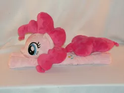 Size: 1600x1200 | Tagged: artist:karasunezumi, beanie (plushie), derpibooru import, irl, photo, pinkie pie, plushie, safe, solo