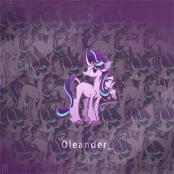 Size: 4000x4000 | Tagged: safe, artist:sol-r, derpibooru import, oleander (tfh), starlight glimmer, classical unicorn, pony, unicorn, them's fightin' herds, cloven hooves, community related, crossover, female, fusion, leonine tail, mare, smiling, unshorn fetlocks