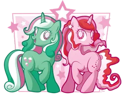 Size: 600x467 | Tagged: safe, artist:xkappax, derpibooru import, fizzy, galaxy (g1), pony, twinkle eyed pony, unicorn, female, g1, g1 to g4, generation leap, mare, simple background, transparent background