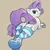 Size: 872x870 | Tagged: suggestive, artist:zeplich, banned from derpibooru, deleted from derpibooru, derpibooru import, rarity, pony, unicorn, butt, clothes, dock, frog (hoof), image, looking at you, looking back, looking back at you, plot, png, socks, solo, striped socks, underhoof