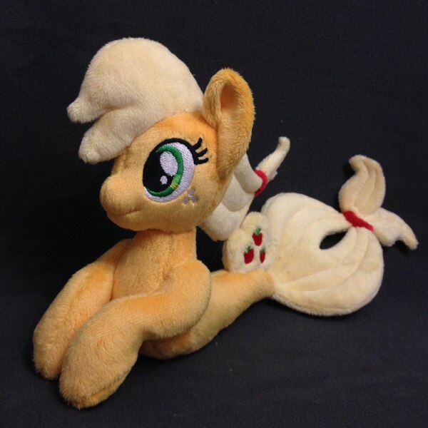 Size: 960x960 | Tagged: applejack, artist:burgunzik, derpibooru import, irl, photo, plushie, safe, seaponified, seapony applejack, seapony (g4), solo, species swap