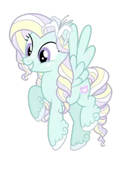 Size: 1280x1812 | Tagged: safe, artist:guzzlord, derpibooru import, oc, oc:lilysong, pegasus, pony, female, flower, flower in hair, lily (flower), magical lesbian spawn, mare, multiple parents, offspring, parent:cloudchaser, parent:flitter, parent:vapor trail, simple background, solo, three parents, transparent background, unshorn fetlocks