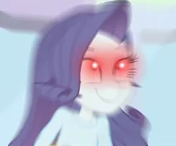 Size: 651x539 | Tagged: safe, derpibooru import, edit, edited screencap, screencap, rarity, dance magic, equestria girls, spoiler:eqg specials, and then there's rarity, glowing eyes, glowing eyes meme, happy, meme, red eyes, smiling, solo, want