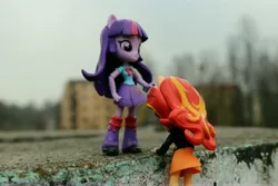 Size: 6000x4000 | Tagged: safe, artist:artofmagicpoland, derpibooru import, sunset shimmer, twilight sparkle, twilight sparkle (alicorn), alicorn, equestria girls, doll, equestria girls minis, toy