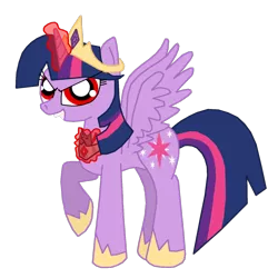 Size: 1100x1100 | Tagged: safe, artist:lorettafox, derpibooru import, twilight sparkle, twilight sparkle (alicorn), alicorn, pony, magic duel, alicorn amulet