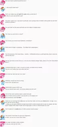 Size: 836x1814 | Tagged: artist:dziadek1990, butts, candy, cloud, conversation, derpibooru import, dialogue, discussion, emotes, emote story, food, implied fluttershy, implied rarity, objection, pinkie pie, poofy pie, rainbow dash, raincloud, reddit, reference, safe, skittles, slice of life, sonic rainboom (episode), tail, text, wet