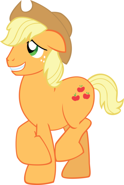 Size: 4649x6903 | Tagged: absurd resolution, applejack, applejack (male), artist:riokenng3, big jackintosh, big macintosh, crossed hooves, derpibooru import, disguise, magic duel, recolor, rule 63, safe, simple background, solo, transparent background, vector